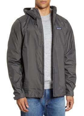 PATAGONIA Torrentshell 3L Packable Waterproof Rain Jacket Hooded Black Mens XL